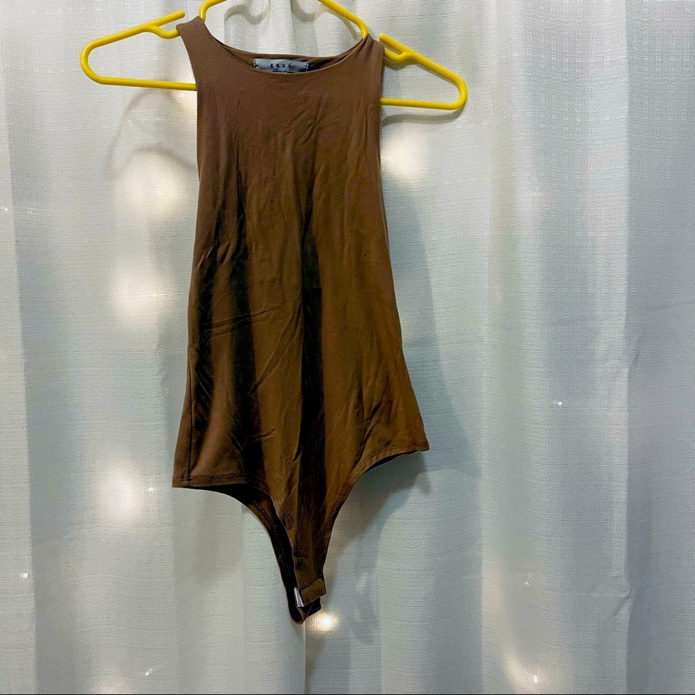 Tan gaze bodysuit